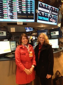 Jane King, from Bloomberg News, hosted Katie Pratt and I on a tour of the New York Stock Exchange.  